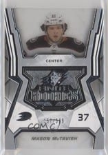 2021-22 SPx Finite Rookies Mason McTavish #F-46 card