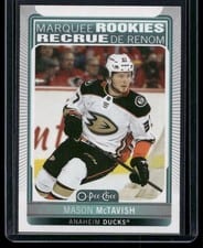 2021 Upper Deck O Pee Chee Update Mason McTavish Blue #626 card
