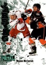 2022-23 SkyBox Metal Universe Jarring Mason McTavish #JR-24 card