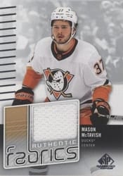 2022-23 SP Game Used Authentic Fabrics Mason McTavish #AF-MC card