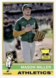 2025 Topps Heritage Base Set Mason Miller #405 card