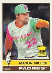 2025 Topps Heritage Base Set Mason Miller #700 card