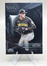 2026 Topps Chrome Black Base Set Mason Miller #124 card