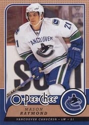 2008-09 O-Pee-Chee Base Set Mason Raymond #297 card