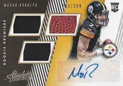 2018 Panini Absolute Base Set Mason Rudolph #155 card