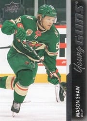 2021-22 Upper Deck Base Set Mason Shaw #730 card