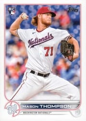 2022 Topps Base Set Mason Thompson #38 card