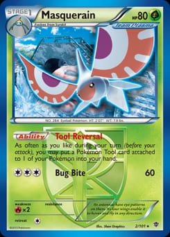 2013 Plasma Blast Masquerain #2 card