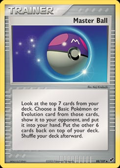 Deoxys Master Ball #88 card