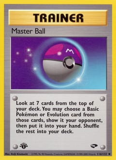 Gym Challenge Master Ball #116 card