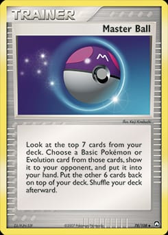 Power Keepers Master Ball #78 card