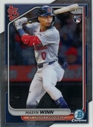 2024 Bowman Chrome Base Set Masyn Winn #61 card