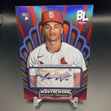 2024 Topps Big League Opening Act Autographs Masyn Winn #OAA-MW card