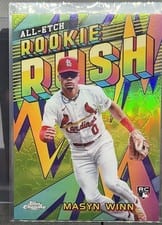 2024 Topps Chrome Chrome All Etch Rookie Rush Masyn Winn #CERR-9 card