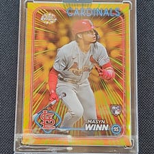 2024 Topps Chrome Radiating Rookies Masyn Winn #RR-9 card
