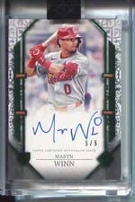 2024 Topps Transcendent Collection Rookie Showcase Autographs Masyn Winn #RSA-MW card