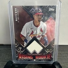 2024 Topps Update Rising Rookies Relics Masyn Winn #RRR-MW card