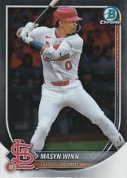 2025 Bowman Chrome Base Set Masyn Winn #64 card