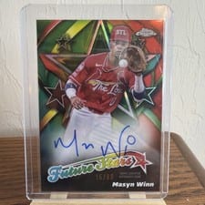 2025 Topps Chrome Future Stars Autographs Masyn Winn #FSA-MW card