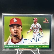 2025 Topps Chrome Platinum Autographs Masyn Winn #CPA-MW card
