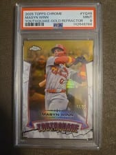 2025 Topps Chrome Youthquake Masyn Winn #YQ-49 card