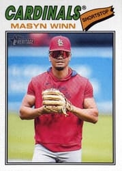 2026 Topps Heritage Base Set Masyn Winn #358 card