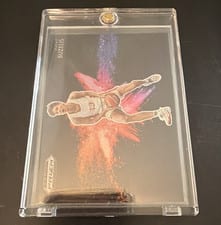 2023 Panini Prizm Draft Picks Black Color Blast Matas Buzelis #13 card