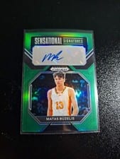 2023 Panini Prizm Draft Picks Sensational Signatures Matas Buzelis #SS-MBZ card