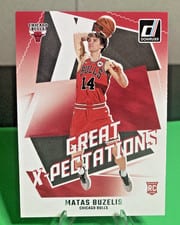 2024-25 Donruss Great X-Pectations Matas Buzelis #19 card