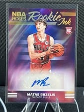 2024-25 Hoops Rookie Ink Matas Buzelis #RI-BUZ card