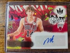 2024-25 Panini Court Kings Fresh Paint Autographs Matas Buzelis #FP-BUZ card