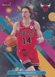 2025-26 Finest Base Set Matas Buzelis #36 card