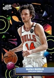 2025-26 Topps Cosmic Chrome Base Set Matas Buzelis #55 card