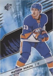 2018-19 SPx Base Set Mathew Barzal #17 card