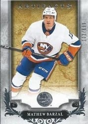 2018-19 Upper Deck Artifacts Base Set Mathew Barzal #112 card