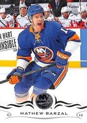 2018-19 Upper Deck Base Set Mathew Barzal #118 card