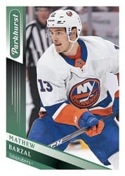 2019-20 Parkhurst Base Set Mathew Barzal #103 card