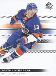 2019-20 SP Authentic Base Set Mathew Barzal #93 card