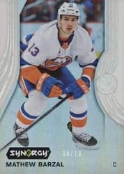 2019-20 Upper Deck Synergy Base Set Mathew Barzal #6 card