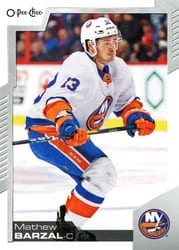 2020-21 O-Pee-Chee Base Set Mathew Barzal #390 card