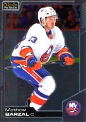 2020-21 O-Pee-Chee Platinum Base Set Mathew Barzal #138 card