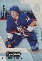2020-21 Upper Deck Synergy Base Set Mathew Barzal #55 card