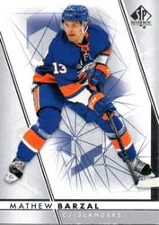 2022-23 SP Authentic Base Set Mathew Barzal #75 card