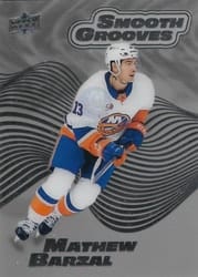 2022-23 Upper Deck Smooth Grooves Mathew Barzal #SG26 card