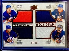 2024-25 Upper Deck Ice Base Relics Mathew Barzal #25 card
