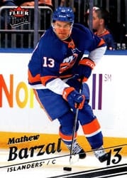 2025-26 Fleer Ultra Base Set Mathew Barzal #36 card