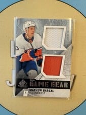 2025-26 SP Game Used Game Gear Mathew Barzal #GG-MB card