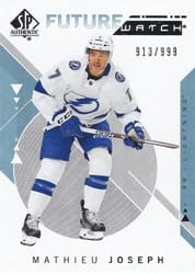 2018-19 SP Authentic Base Set Mathieu Joseph #209 card