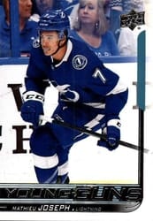 2018-19 Upper Deck Base Set Mathieu Joseph #483 card