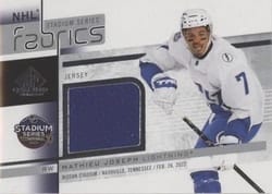 2022-23 SP Game Used 2022 NHL Stadium Series Jersey Relics Mathieu Joseph #STS-3 card